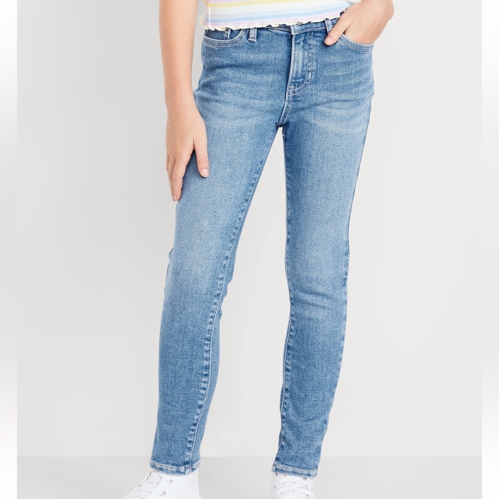 Girls Old Navy High Rise Rockstar Super Skinny Jeggings